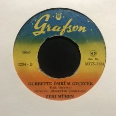 Zeki Müren Gurbette Ömrüm Geçecek 45lik Plak