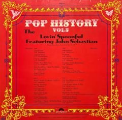 Lovin' Spoonful Featuring John Sebastian Pop History Vol 5 Double LP Plak