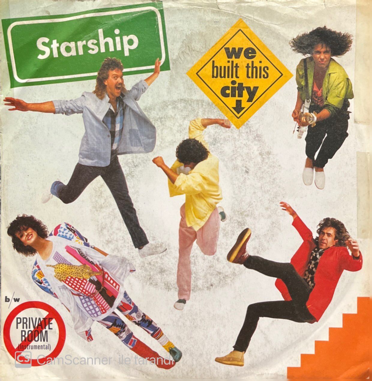 Starship We Built This City 45lik Plak