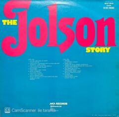 Al Jolson The Jolson Story His Greatest Hits LP Plak