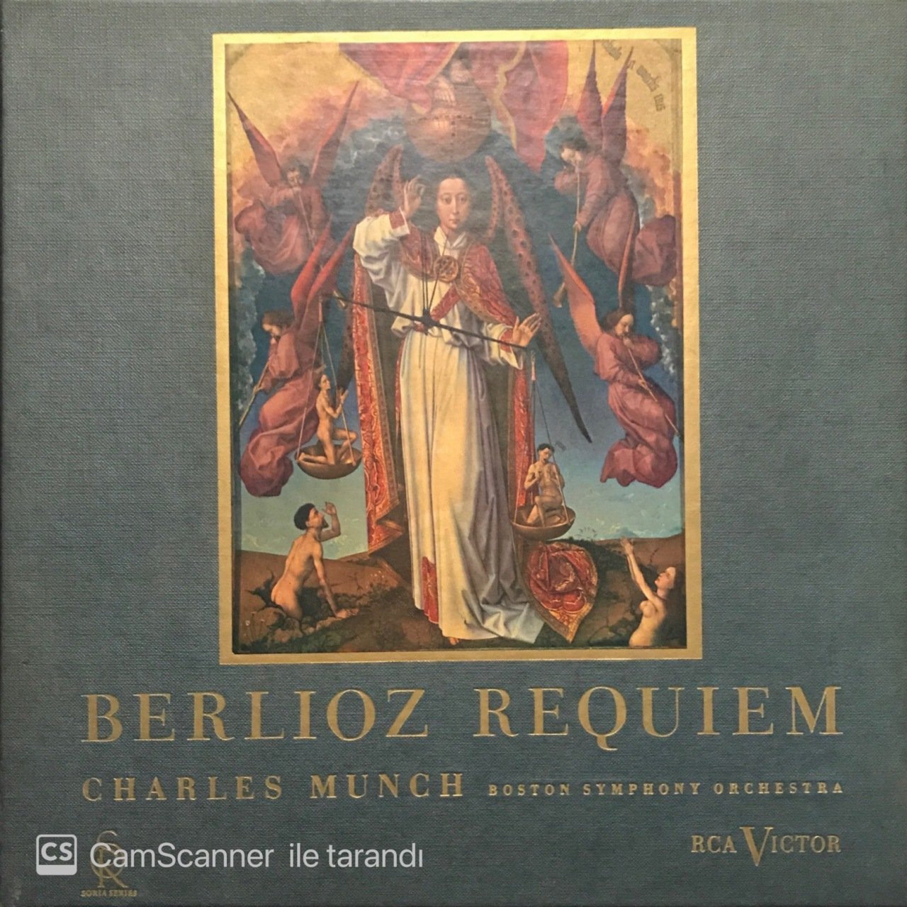 Berlioz Requiem Charles Munch Boston Symphony Orchestra 2 LP Box Set Plak