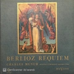 Berlioz Requiem Charles Munch Boston Symphony Orchestra 2 LP Box Set Plak