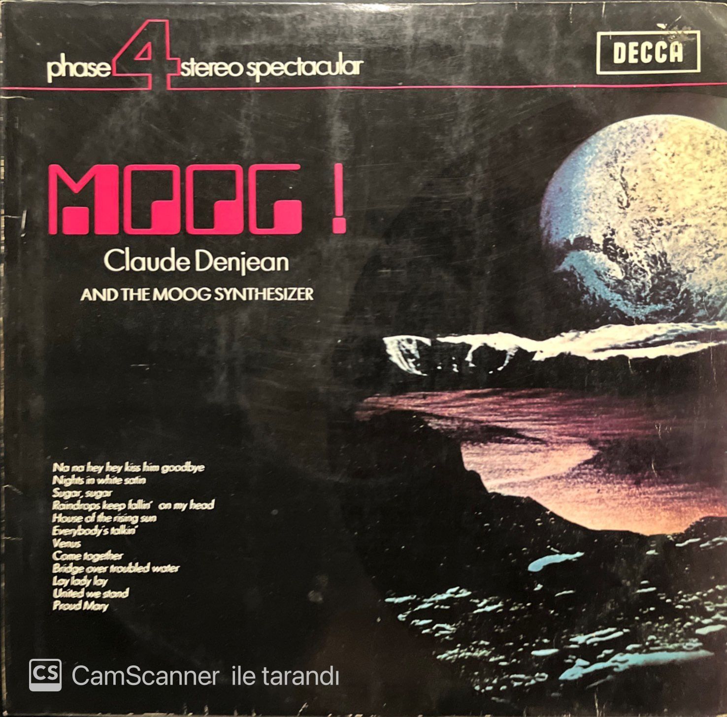 Claude Denjean Moog! Claude Denjean And The Moog Synthesizer LP Plak