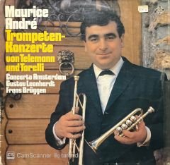 Maurice Andre Trompeten-Konzerte LP Klasik Plak