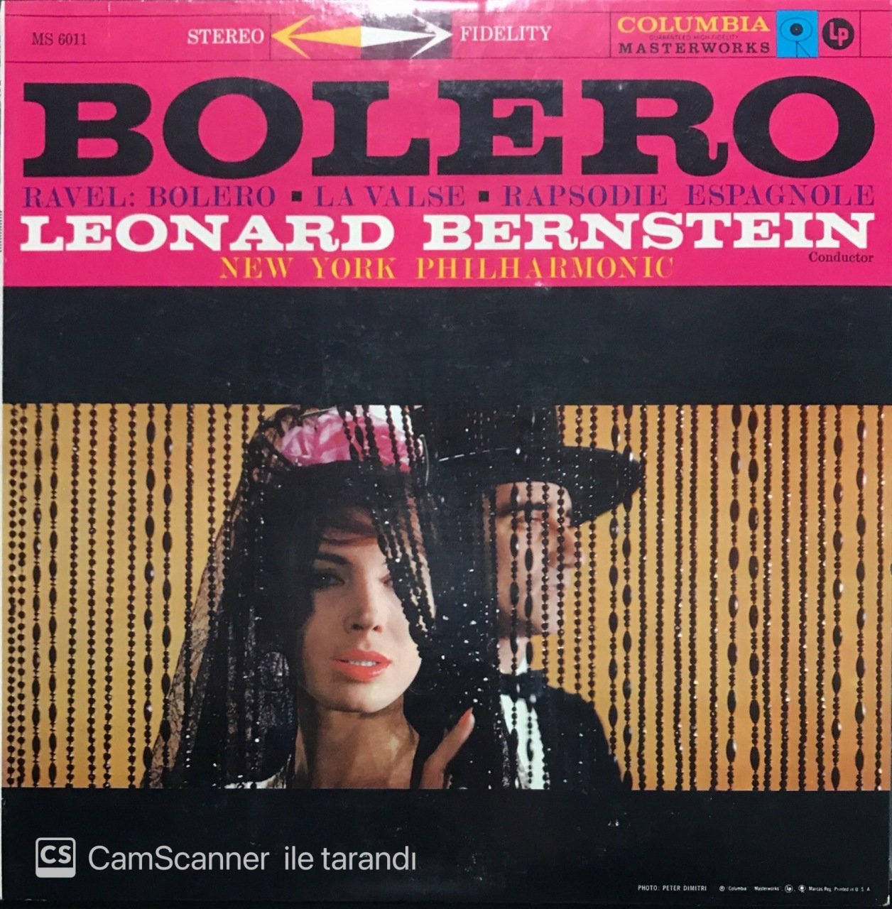 Ravel Bolero Leonard Bernstein Açılmamış Ambalajında Dönem Baskı LP Klasik Plak