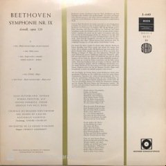 Beethoven 9. Symphonie LP Klasik Plak