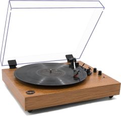 ÜCRETSİZ KARGO Record Master RM-242L Retro Pikap Bluetooth Özellikli Tüm Plakları Çalabilen Pikap  33, 45, 78 Devir