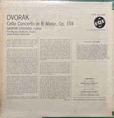 Dvorak Cello Concerto LP Plak