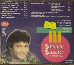 Drz Se  Mile, Jos Si Ziv Sinan Sakıc &Juzni Vetar CD