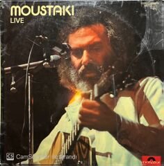 Georges Moustaki Live Double LP Plak