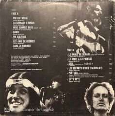Georges Moustaki Live Double LP Plak