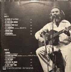 Georges Moustaki Live Double LP Plak