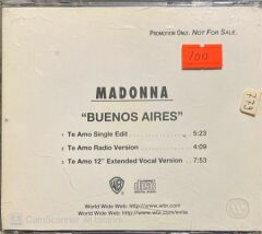 Madonna Buenos Aires Promo Baskı CD