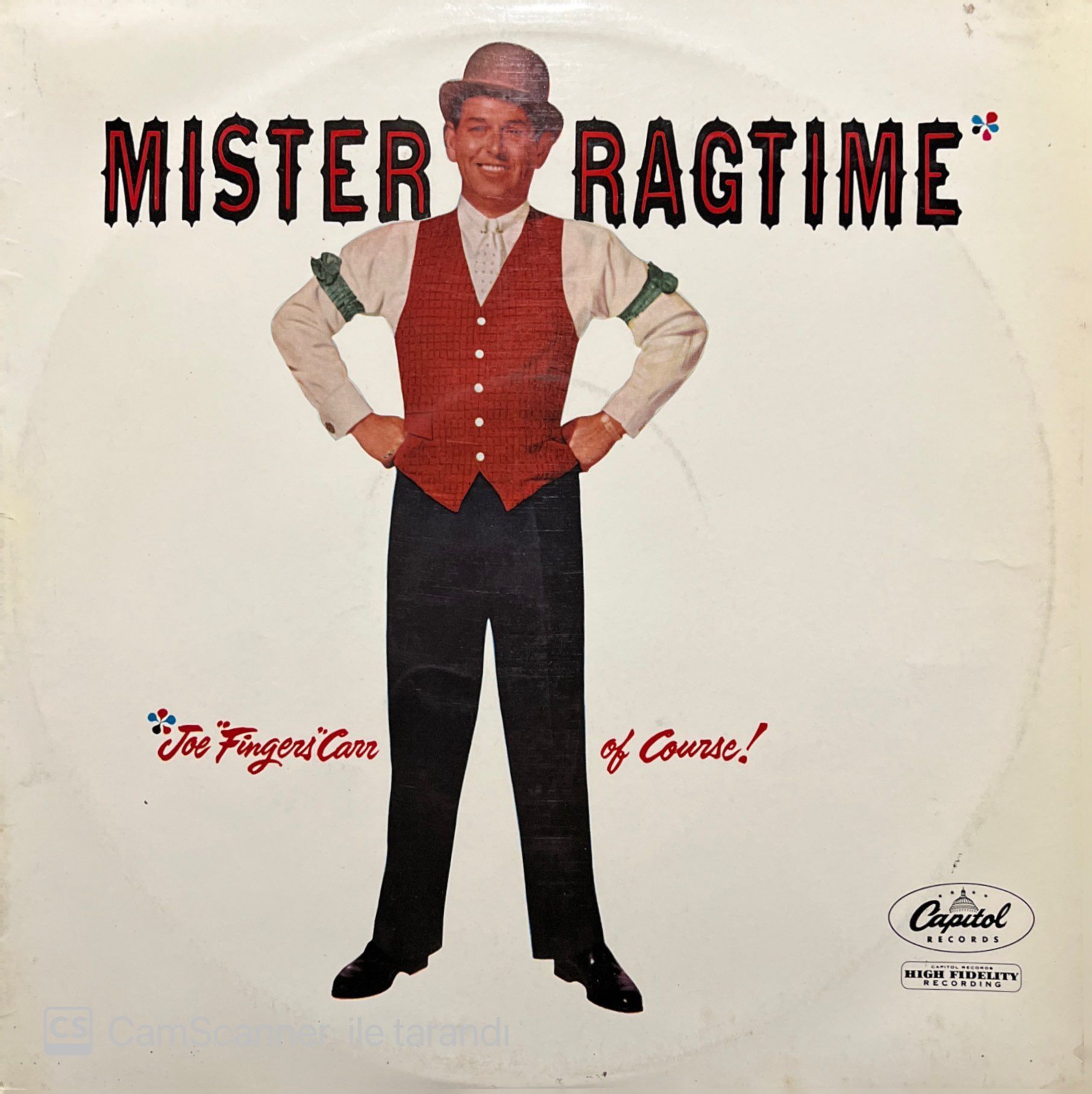 Mister Ragtime Joe ''Fingers'' Carr LP Plak