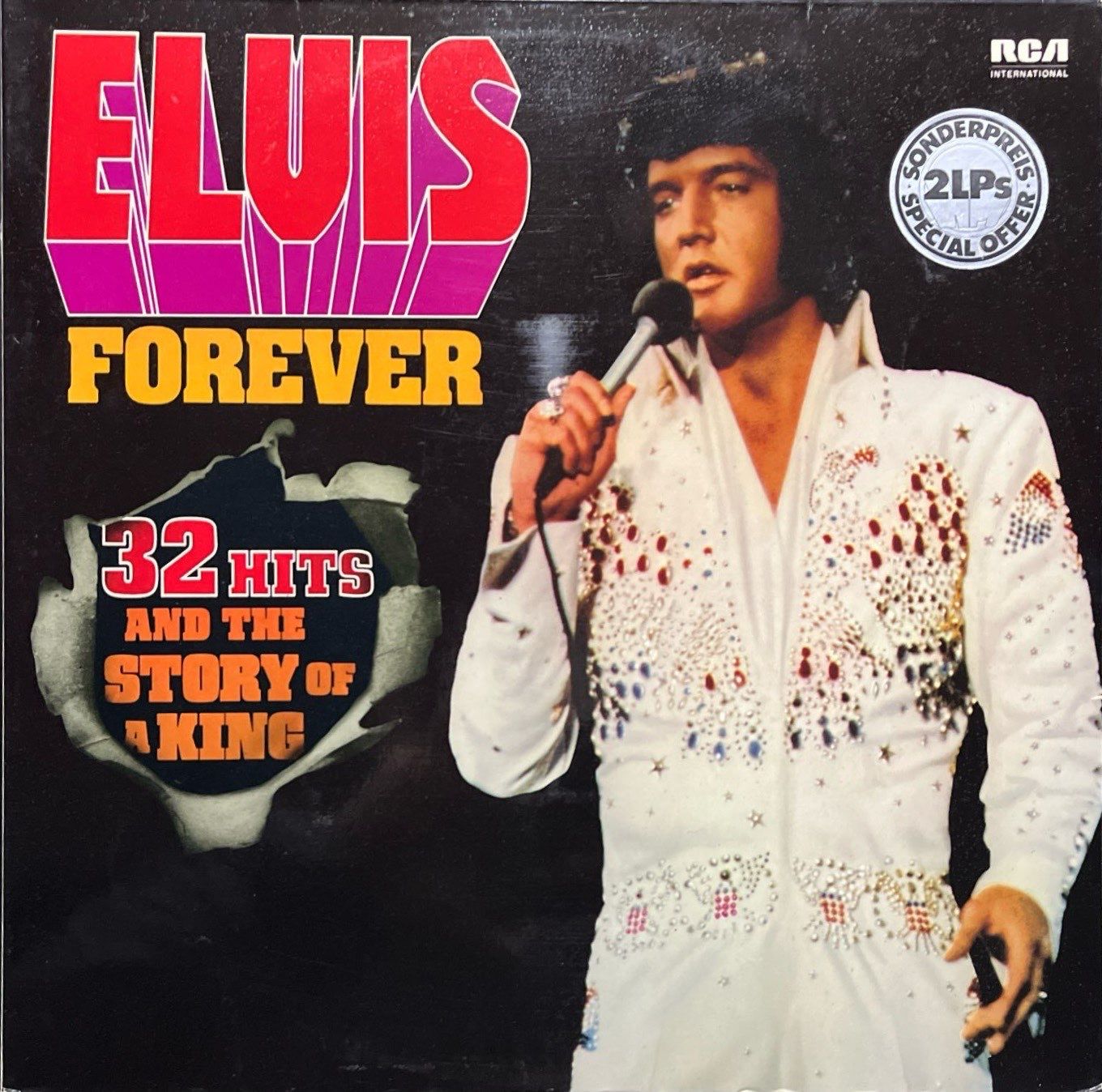 Elvis Presley Elvis Forever 32 Hits And The Story Of A King Double LP Plak