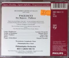 Leoncavallo Pagllacci Luciano Pavarotti CD