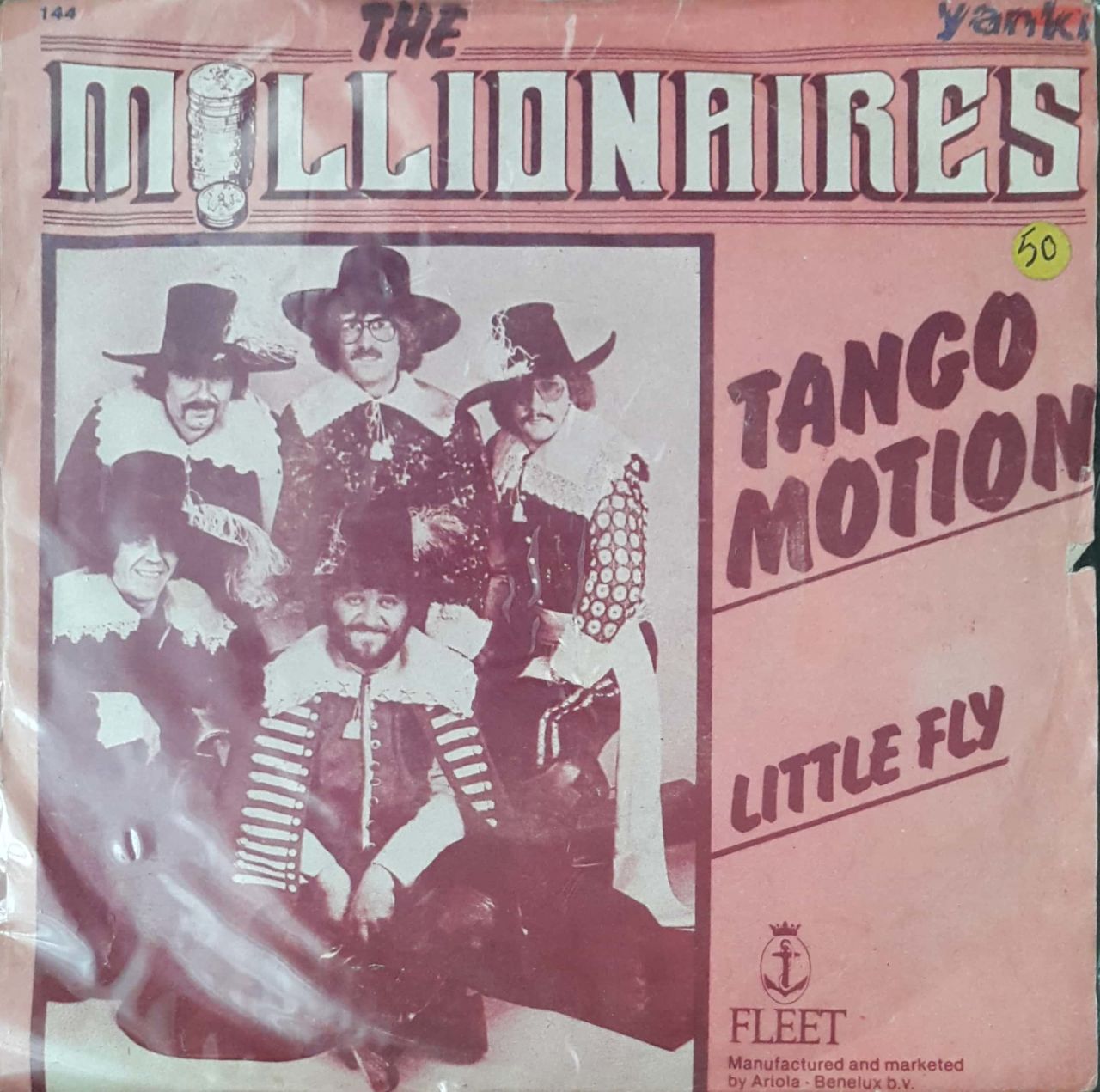 The Millionaires Tango Motion 45lik Plak