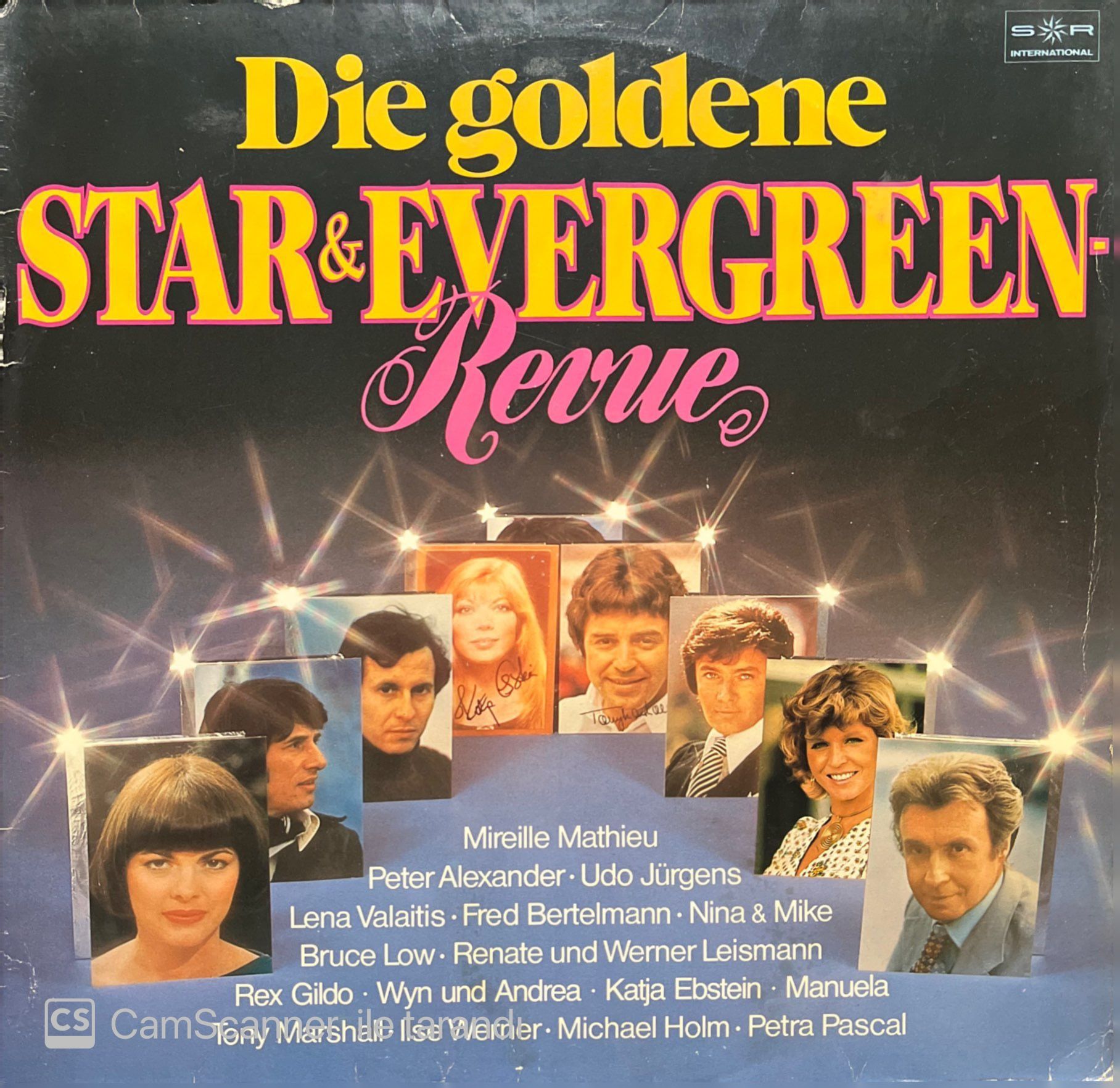 Die Goldene Star & Evergreen Revue Double LP Plak
