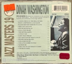 Dinah Washington Jazz Masters 19 CD