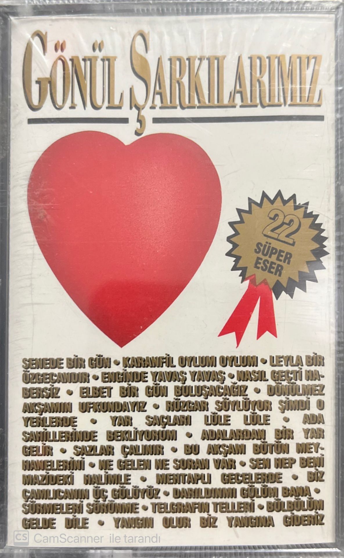 Gönül Şarkılarımız Açılmamış Jelatininde Kaset