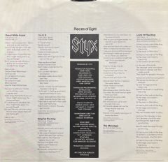 Styx Pieces Of Eight LP Plak