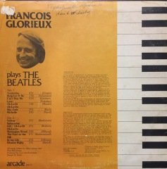 Francois Glorieux Plays The Beatles LP Plak