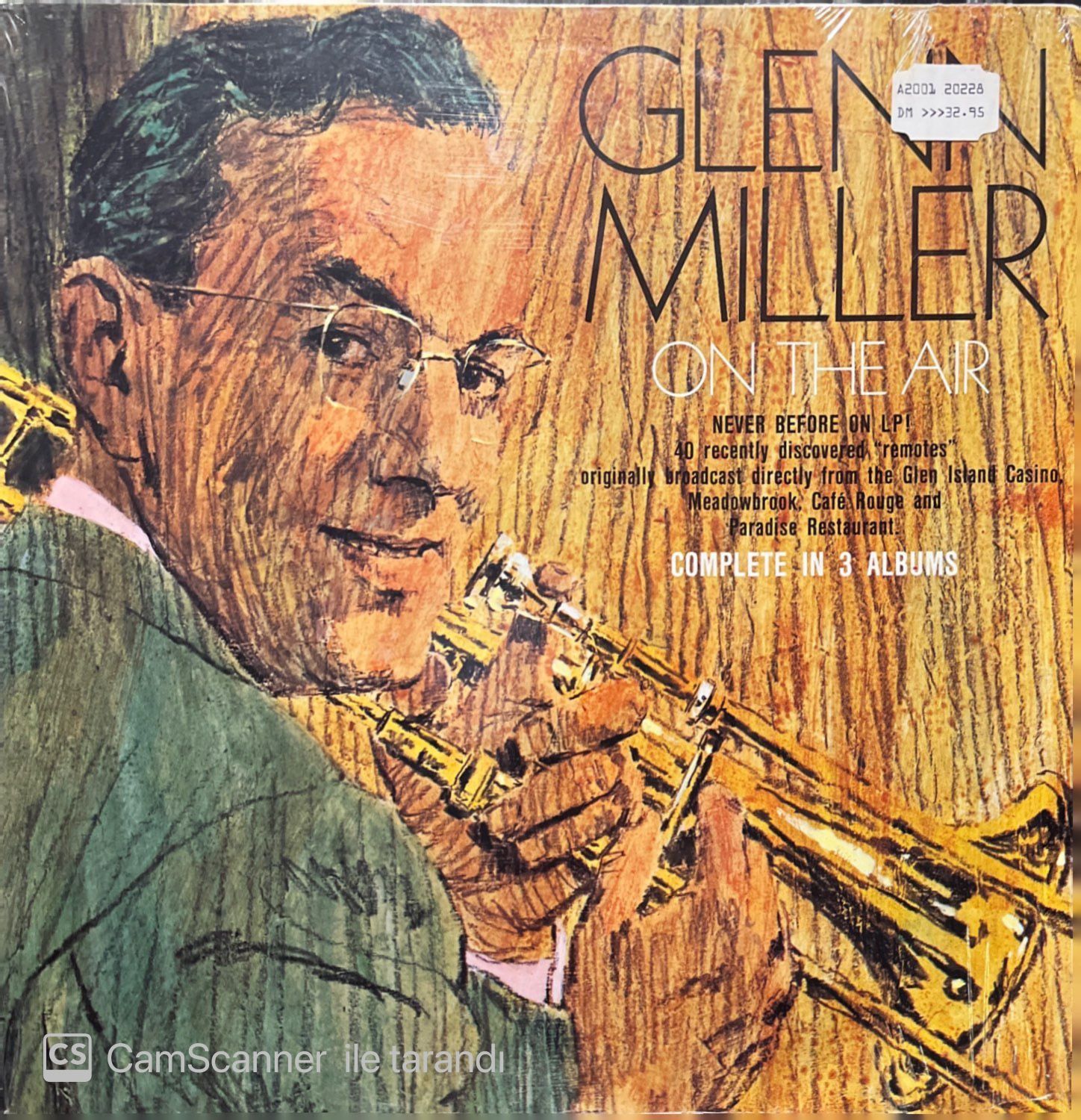 Glenn Miller On The Air Triple LP Plak