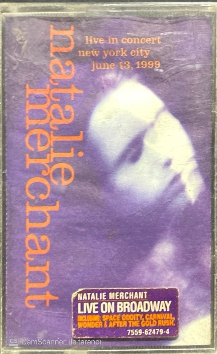 Natalie Merchant Live In Concert Live On Broadway Kaset
