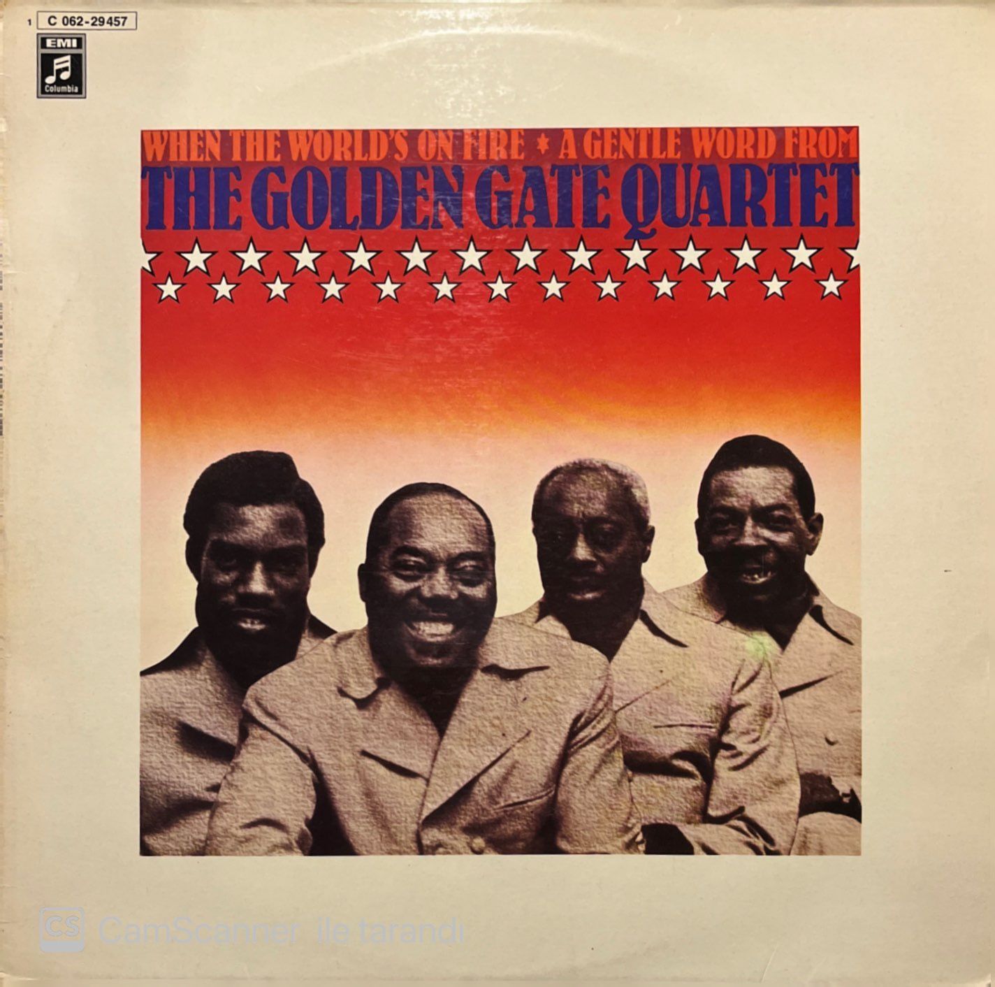 The Golden Gate Quartet When The World's On Fire LP Plak
