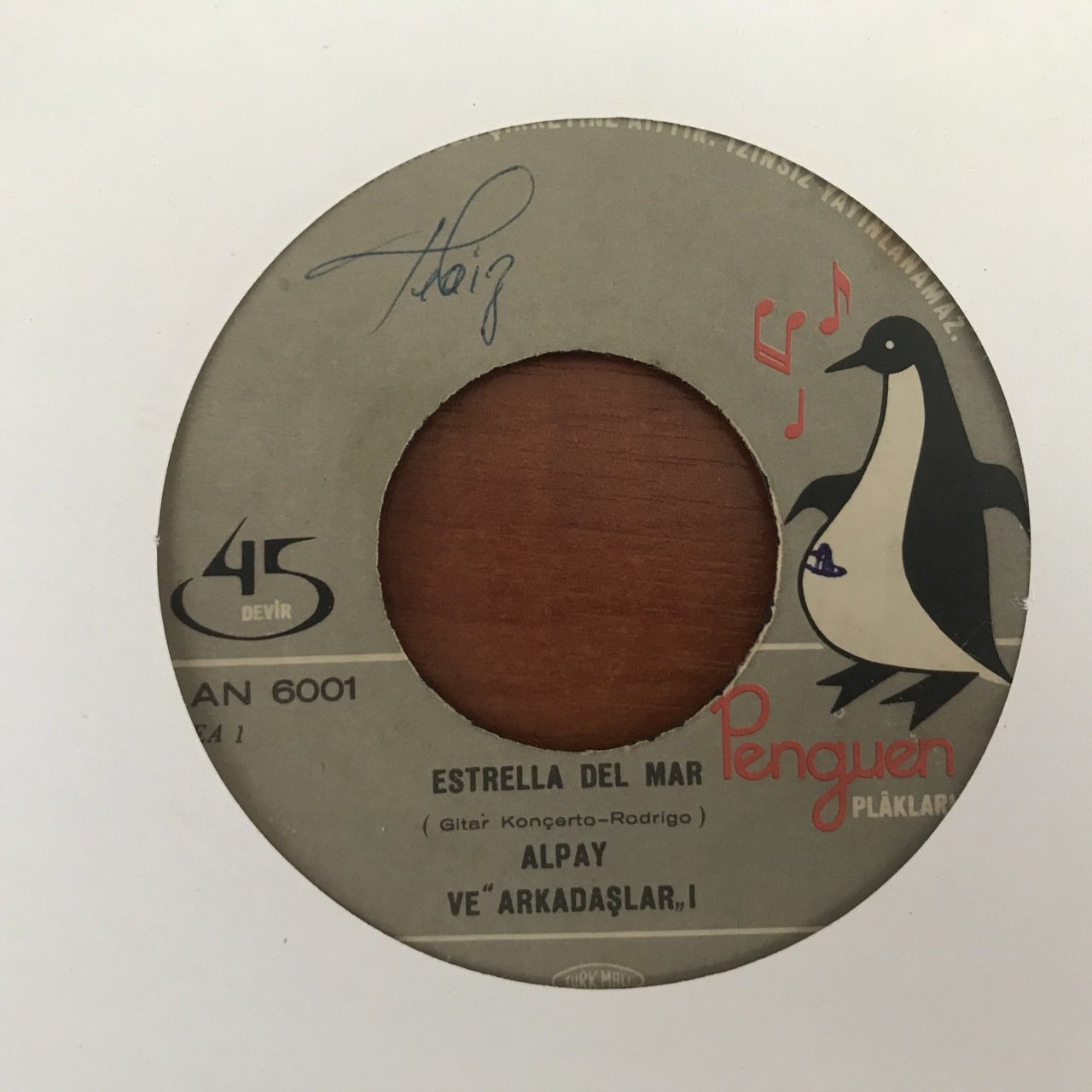 Alpay Estralla Del Mar 45lik Plak