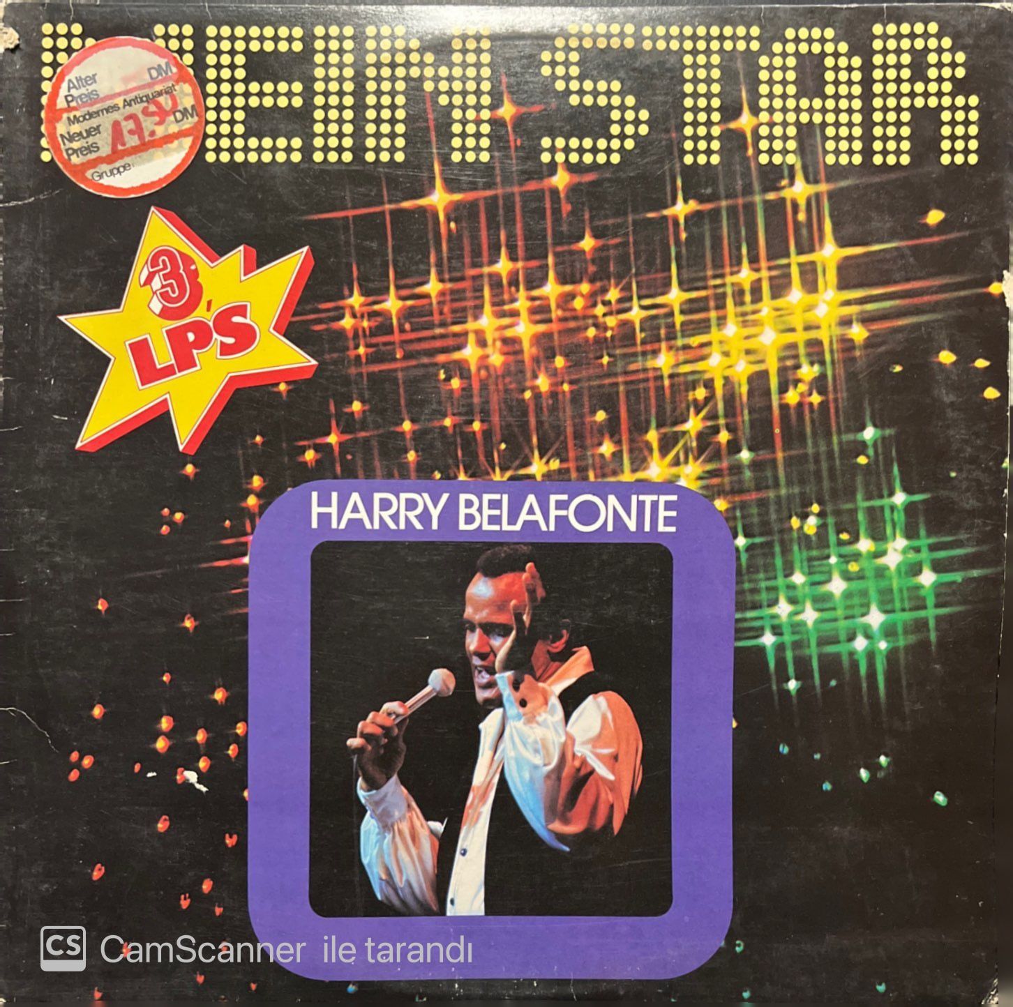 Harry Belafonte Mein Star (Day-O) Triple LP Plak