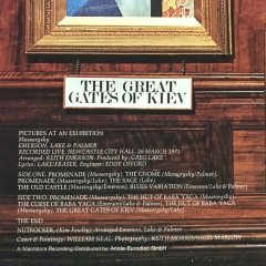 Emerson Lake Palmer Pictures At An Exhibition LP Plak