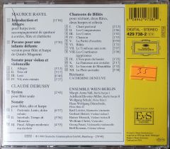 Debussy: Chansons De Bilitis CD