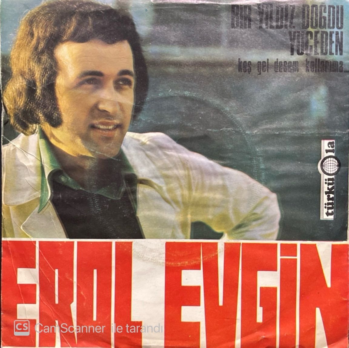 Erol Evgin Bir Yıldız Doğdu Yüceden 45lik Plak