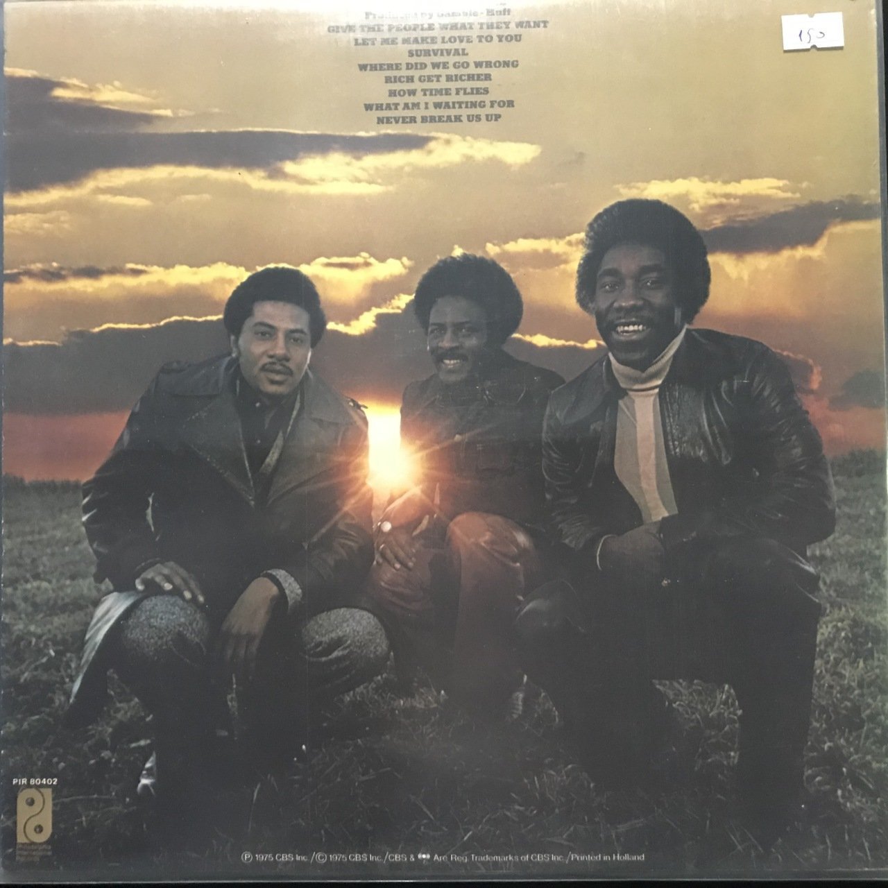 The O'Jays Survival LP Plak
