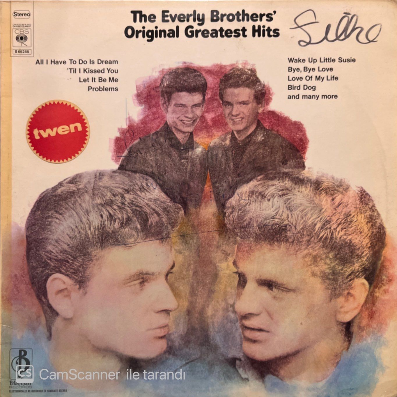 The Everly Brothers Original Greatest Hits Double LP Plak