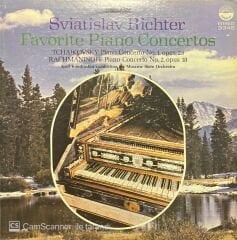 Statislav Richter Favorite Piano Concertos LP Plak