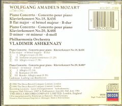 CD Vladimir Ashkenazy Mozart Piano Concertos CD