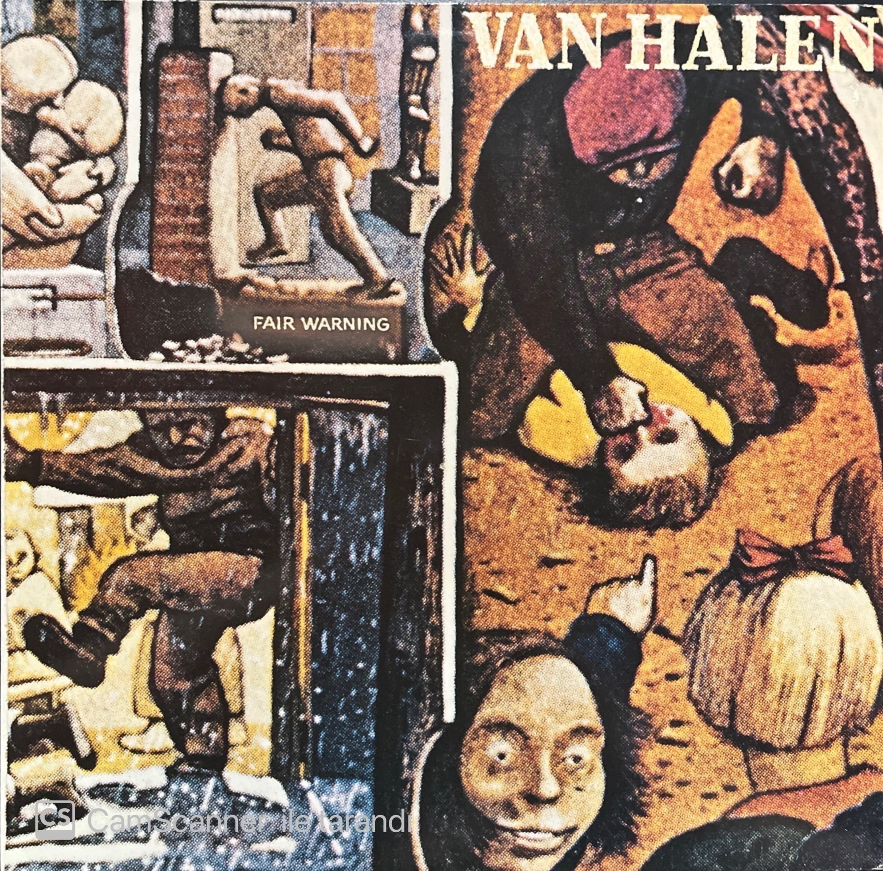 Van Halen Fair Warning LP Plak