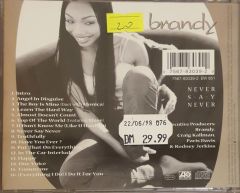 Never Say Never Brandy CD