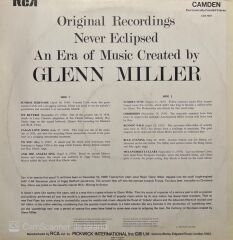 The Original Recordings By Glenn And His Orchestra LP Plak