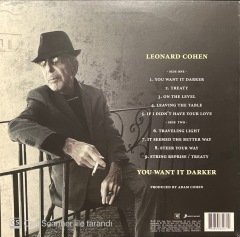 Leonard Cohen You Want It Darker LP Plak