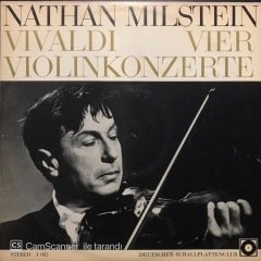 Nathan Milstein Vivaldi Vier Violinkonzerte LP Klasik Plak