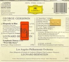 CD Gerswin - Bernstein Rhapsody In Blue - West Side Story CD