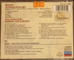 Mozart Le Nozze Di Figaro CD
