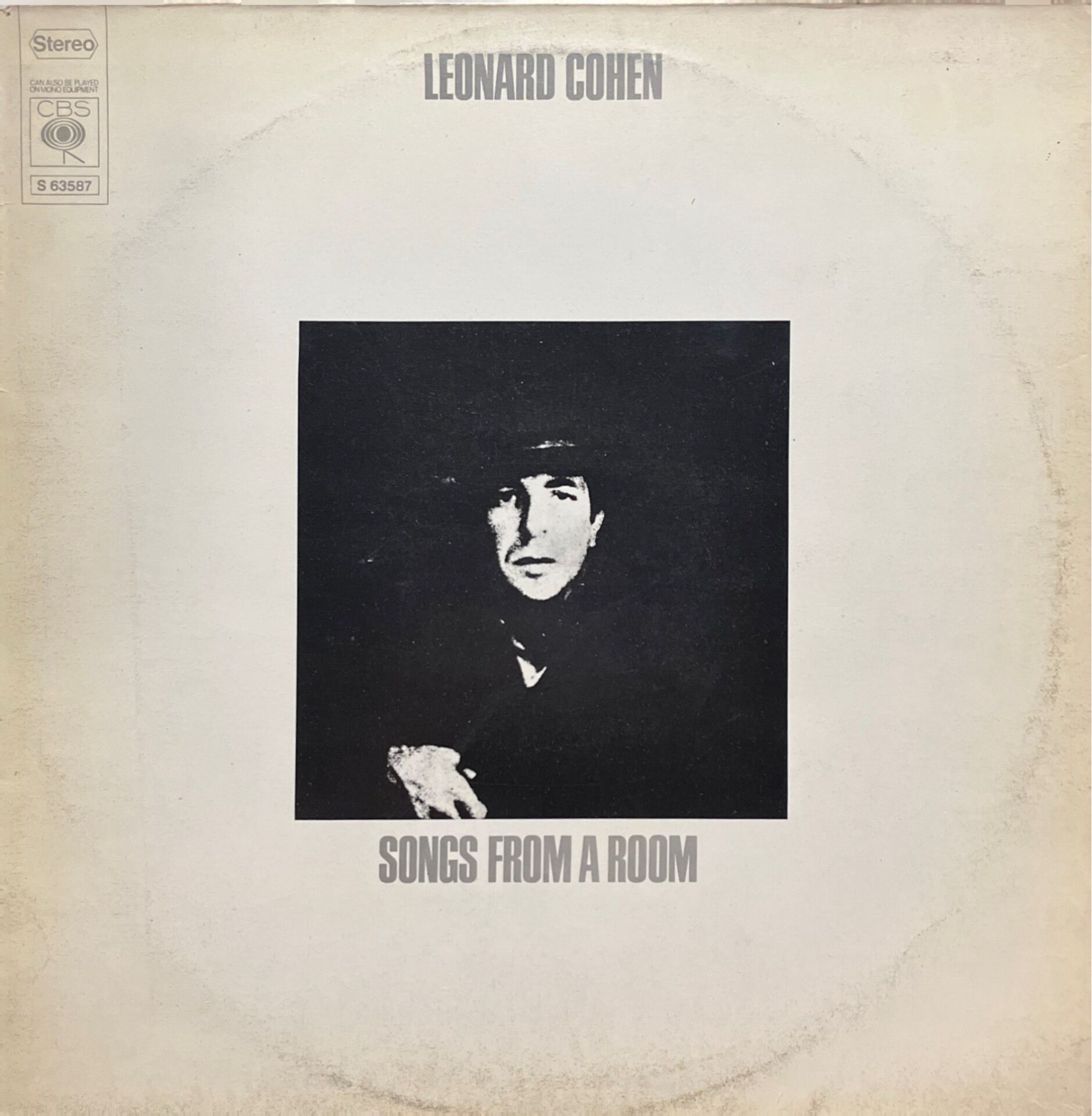 Leonard Cohen Songs From A Room LP Plak