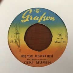 Zeki Müren Boş Yere Aldatma Beni 45lik plak