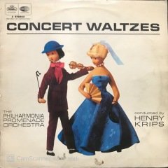 Concert Waltzes The Philharmonia Promenade Orchestra LP Klasik Plak