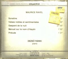 CD Dezso Ranki Ravel CD