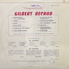 Gilbert Becaud Croquemitoufle LP Plak
